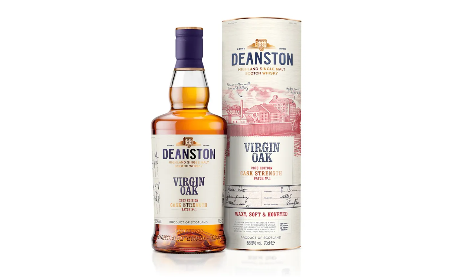 Deanston Virgin Oak Cask Strength’s first batch launched