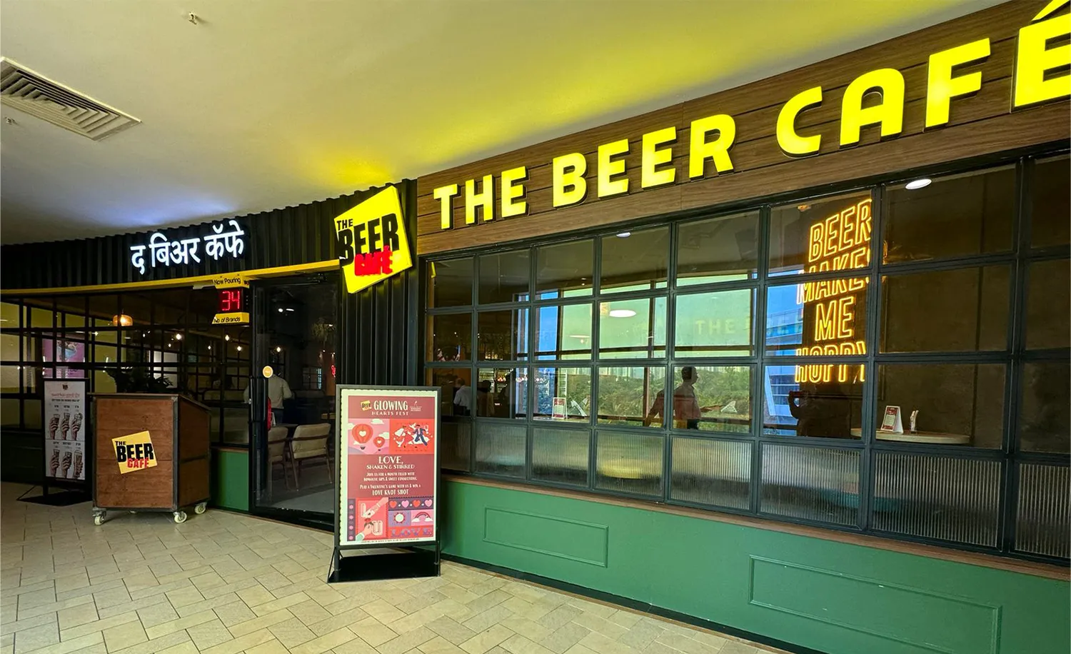 The Beer Café’s outlet in Growel’s 101 Mall