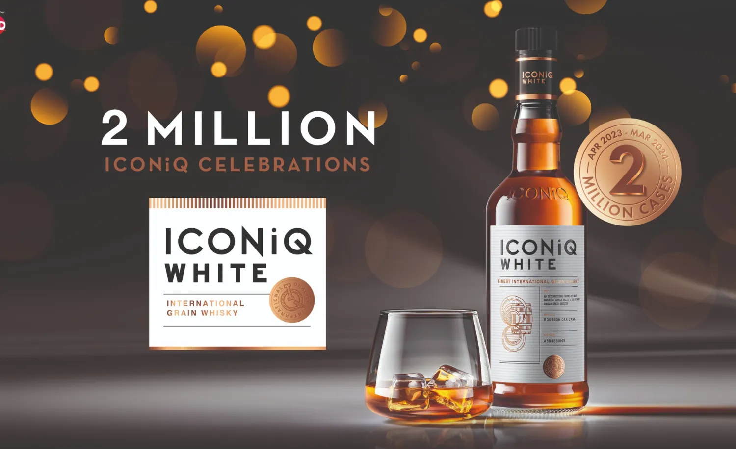 ICONiQ White Whisky reaches 2 million cases
