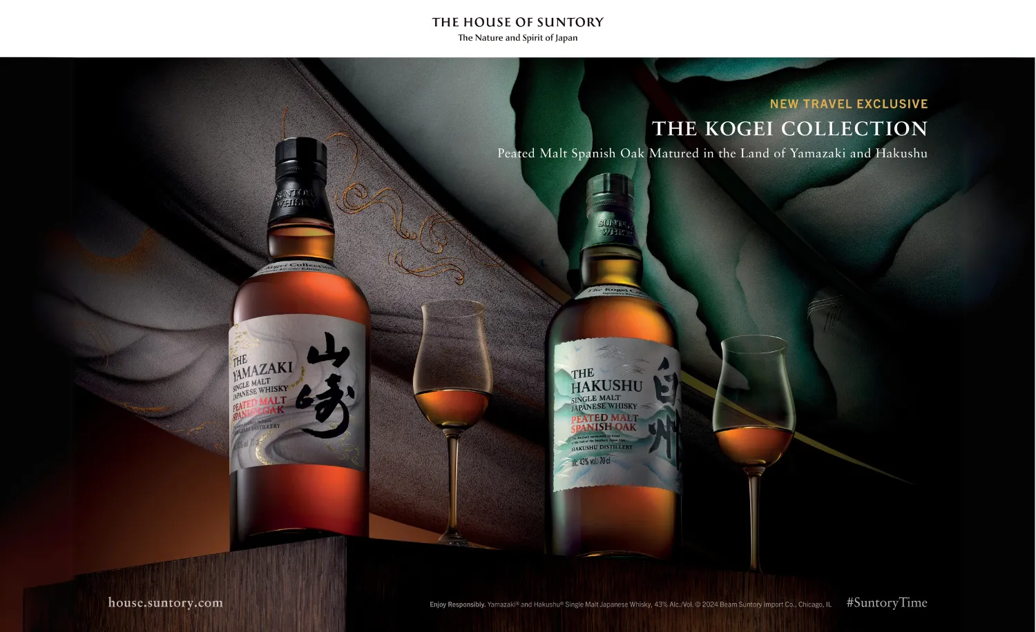 Whiskies embodying traditional Japanese craftsmanship